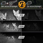 UniqueFire 1508 T38 T50 T67 T75 IR 850NM 5W LED Hunting Flashlight 3 Mode Zoom Night Vision Torch + Rat Tail Mount + USB Charger