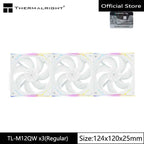 Thermalright TL-M12Q  Computer case cooling fan, wireless splicing/infinity frame/high performance fan