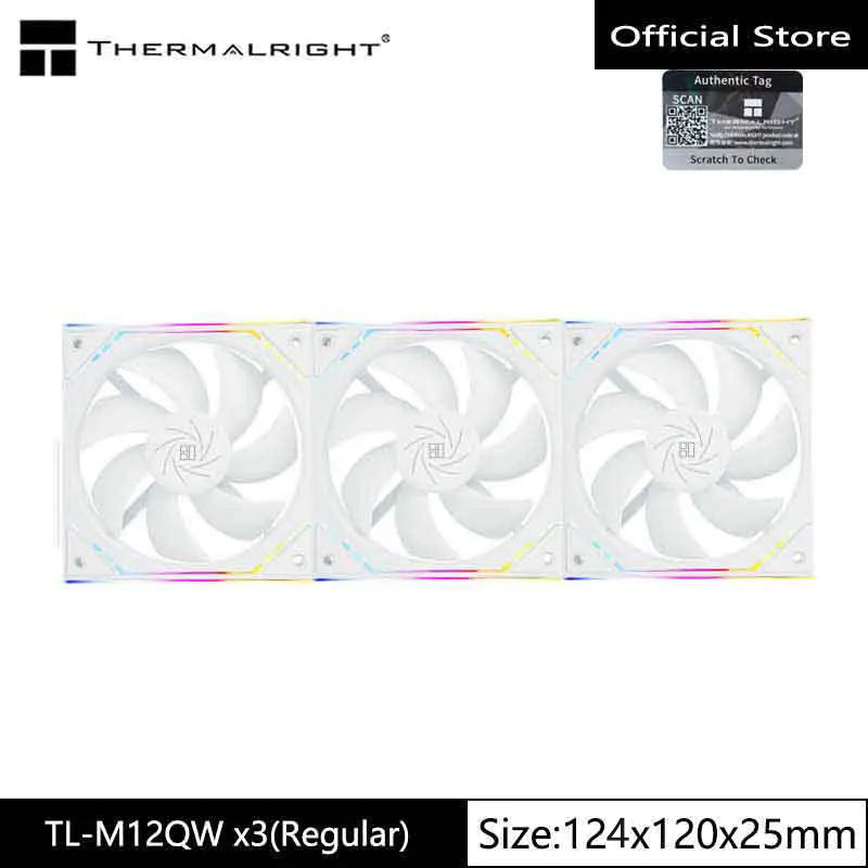 Thermalright TL-M12Q  Computer case cooling fan, wireless splicing/infinity frame/high performance fan