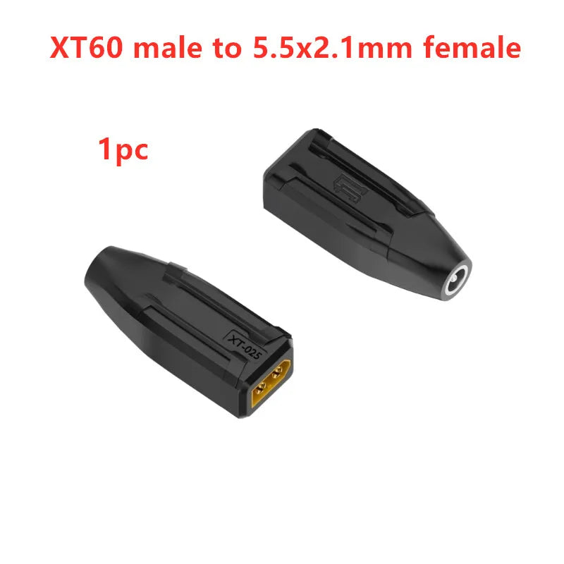 XT60 Male Female to EC5 Female Plug Type-c DC Male Female No Wire Connector Plug Adapter 55*25 5521 7406 7909 to XT60 Connector