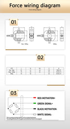 S Beam Column S-Type Tension Compression Load Cell 5kg-500kg with 96x48mm 5 LED Indicator, 2.0mV/V, 220V Panel Meter