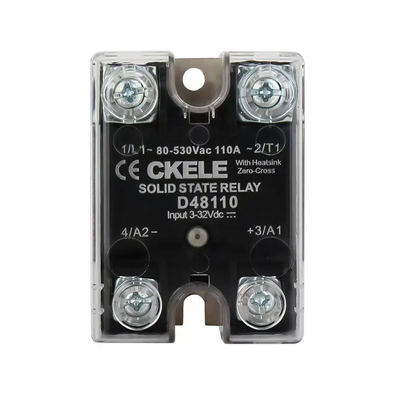 D48 Series SSR Single Phase Solid State Relay DC-AC AC-AC Control Zero Crossing AC Relay Industrial Electronic Switching Module