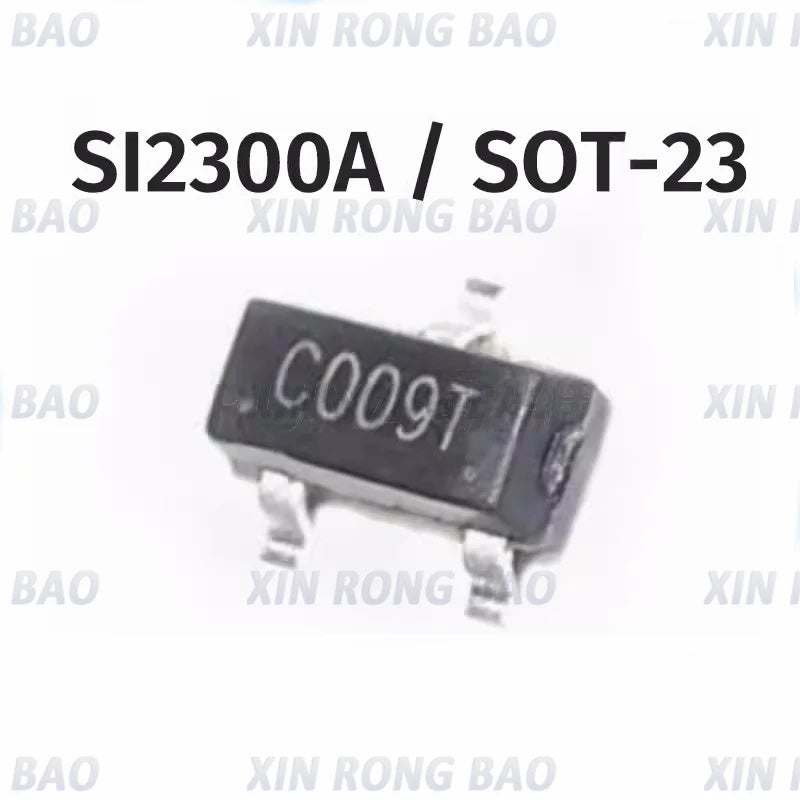 10pcs SI2300 SI2300A SOT-23 2300 SOT23 C009T 20V/6A N-channel MOS Tube FET Field Effect Transistor SMD IC Chip Original
