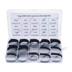 300Pcs 15Values*20PCS 1206 0805 1210 1812 SMD Resettable Fuse kit 0.7A 0.5A 0.2A 2A PPTC PolySwitch Self-Recovery 1.1A 2.6A 3.5A