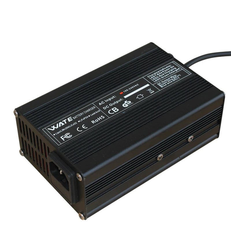 67.2V 4A Charger For 16S 59.2V Li-ion Battery 60V 4A Fast Charge Smart Aluminum Case Lipo Battery Charger 110V To 220V