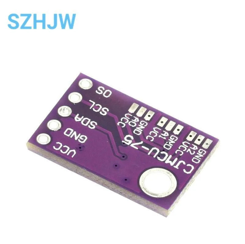 1-10PCS LM75 Temperature Sensor Module High Speed I2C IIC Interface High Precision Development Board For Arduino LM75A