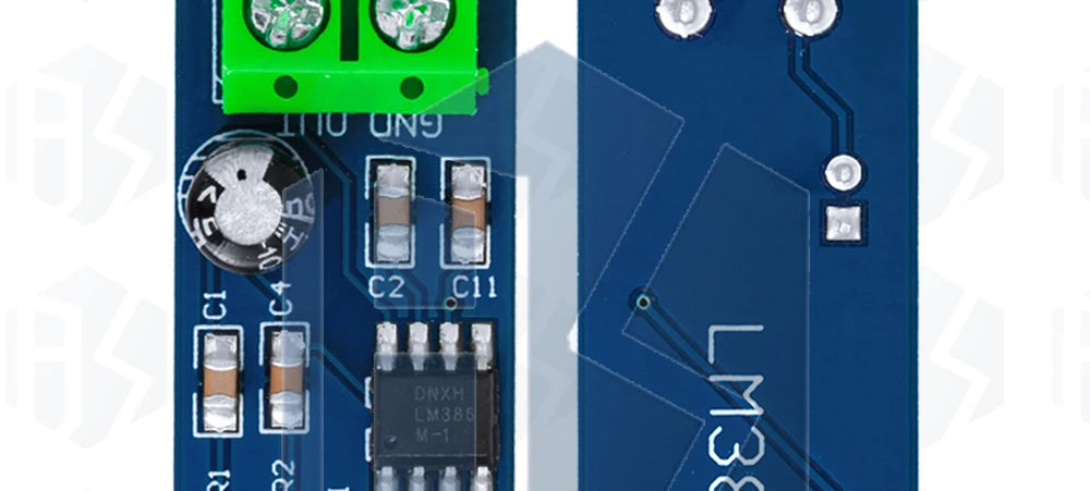 BS 1PCS LM386 Audio Amplifier Module - 200 - fold Amplification, 5V - 12V Input, 10K Resistance Included