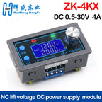 ZK-4KX DC DC Buck Boost Converter CC CV 0.5-30V 4A 5V 6V 12V 24V Power Module Adjustable Regulated laboratory power supply