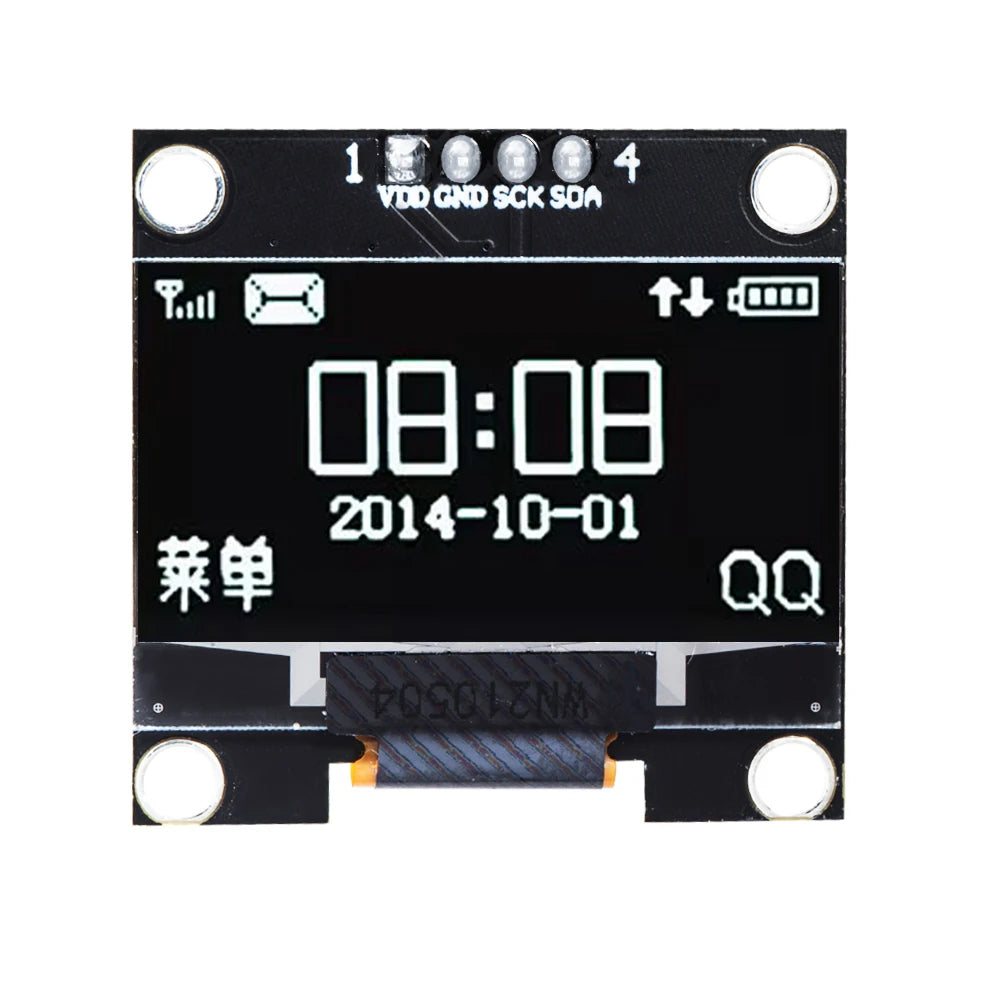 1.3 inch oled IIC Serial White OLED Display Module 128X64 I2C SSD1306 12864 LCD Screen Board VDD GND SCK SDA for Arduino