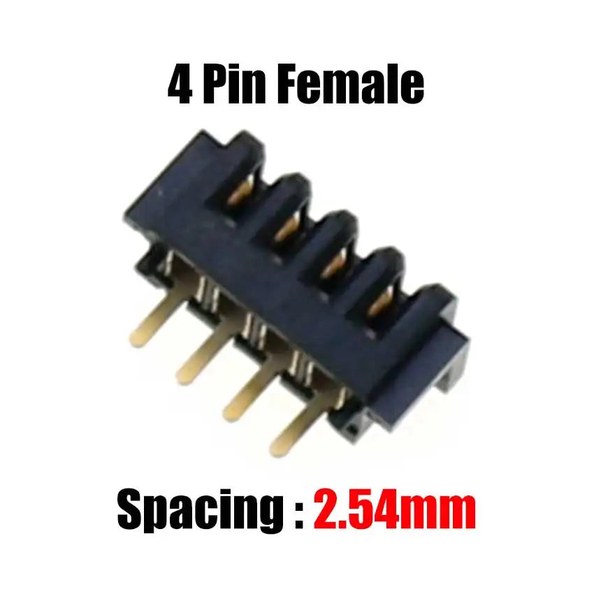 Cltgxdd 10pcs Blade Battery Connector 2.0mm 2.5mm Pitch 4 5 6 7 8 9 10 Pin Plug Male Female Socket PCB Solder Header Receptacle