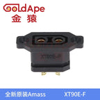 Amass XT90E-F Battery Connector XT90E Female Plug Gold-plated XT90 Mountable Connector Black Socket Or XT90H-M Quickly Charge