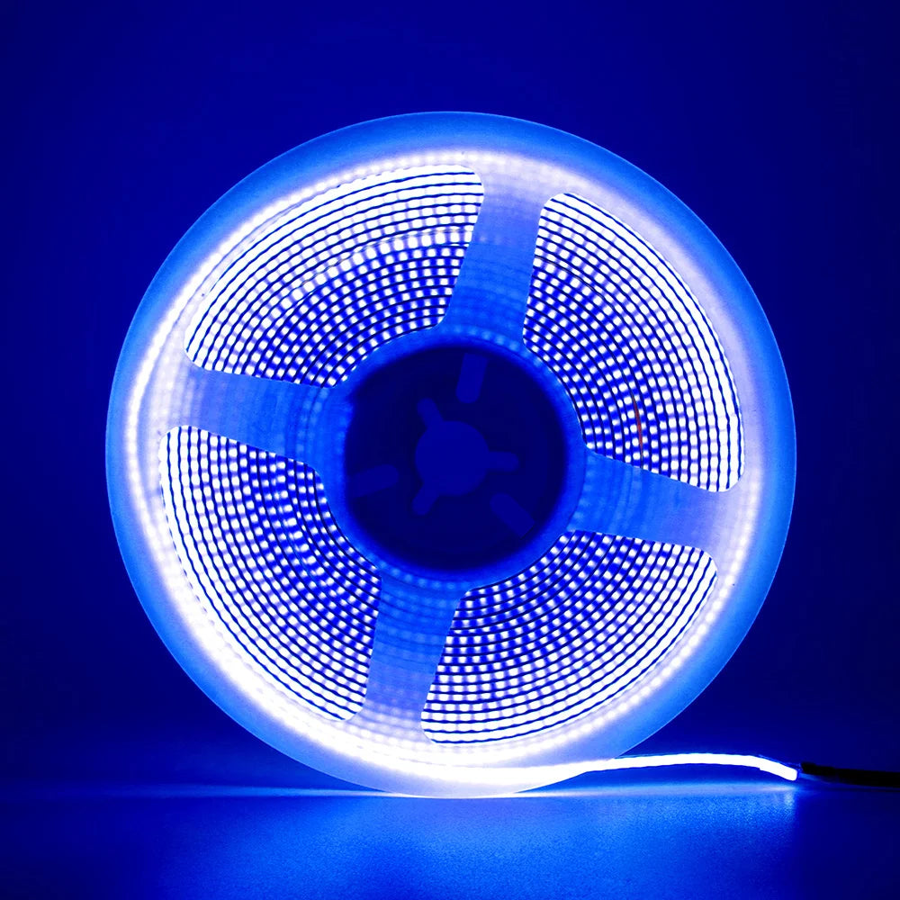 3mm 5mm PCB COB LED Strip Light 5V 12V 24V 320LED 8mm CRI90 Super Bright Flexible LED Tape For Cabinet Home Liner Lighting