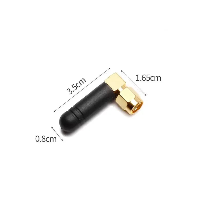 2PCS 2.4G Mini WiFi Antenna 2dBi SMA Male Connecter for Motherboard  Modem USB Adapter AP Client FPV Transmitter Extender