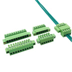 1/5/10 Pairs Weld-free Butt Connection 15EDGRKM-3.81mm Male Female Plug-in Terminal Block 2edg 2P/3P/4P-16P Pluggable Terminal
