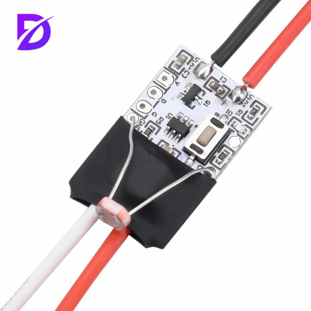 Light Sensor Switch Automatic Auto on Off Photocell Street Light Switch DC 3.7V 5V 12V 24V 5A Photo Control Photoswitch Sensor