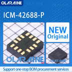 1/5/10Pcs ICM-42688-P LGA-14 original 100% new ic chip IMU- Inertial Measurement Unit I2C, I3C, SPI Voltage 3.6 V Current 880 uA