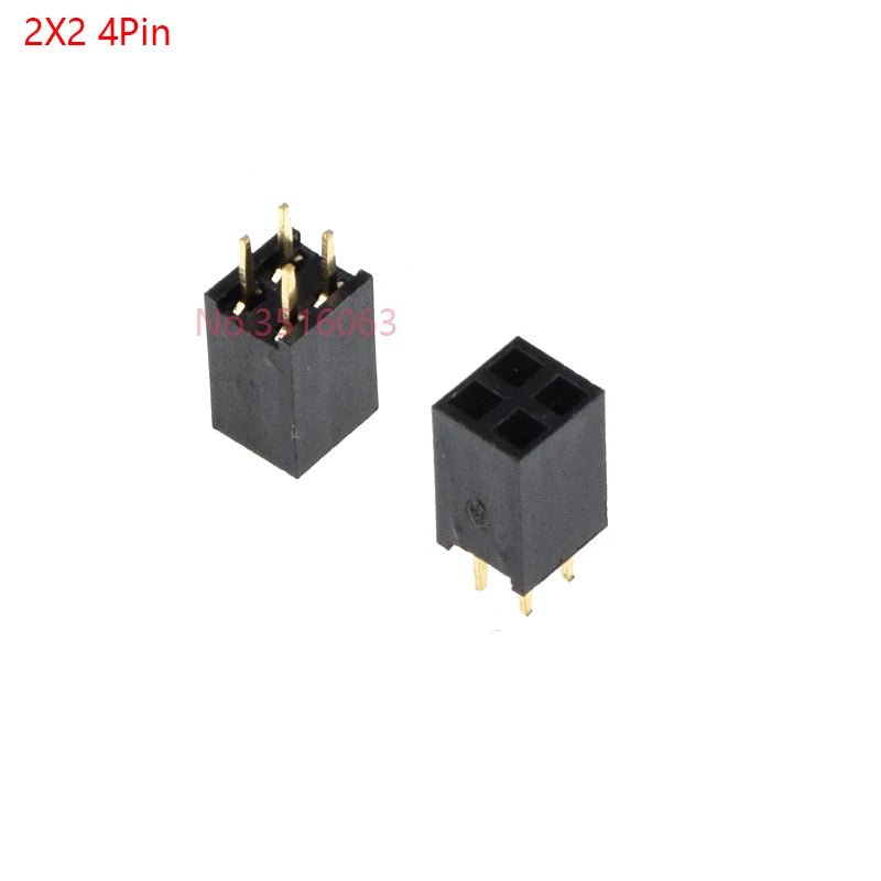 10PCS 2/3/4/5/6/7/8/10/12/16/20/40 Pin Single Row Straight Pin Female Header 2.54MM Pitch Connector Socket 2P/3P/4P/16P/20P/40P