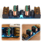 EMI Filter 25A AC 50/60Hz Power Line Noise Suppressor Audio Power Purifier PCB Dual Common Differential Mode Suppression Module