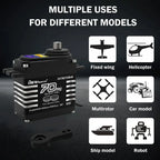 70kg Digital Servos Large Torque Magnetic Induct 8.4v Brushless Motor IP68 Steel Helical Gear For 1/8 1/10 Remote RC Car Robot