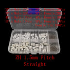 1Box SH 1.0/JST 1.25mm/ZH 1.5mm/PH 2.0mm/SM/SYP/XH 2.54mm/VH 3.96mm Pitch Male Female Housing Terminal Pin Header Wire Connector