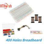 400 Tie Points Solderless Breadboard Kit PCB 140PCS/840PCS 14 Lengths Jumper Wire Dupont Line 10CM DIY Mini Test Protoboard Kit