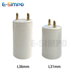 6pcs 3pairs Fluorescent CFL (NOT LED) 14W 28W T8 To T5  G13 To G5 Tube Light Endcap Lamp Base Holder Socket Converter Adapter