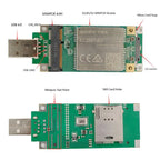 Quectel EC25-AF MINIPCIE+4G antenna USB Adapter With card slot LTE CAT4+GNSS Module EC25AFFA-512-SGAS for North America
