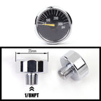 Air Mini Micro Pressure Gauge Manometre Manometer | Thread 1/8BSP(G1/8) 1/8NPT M10 M8 | 30PSI 300PSI 5000PSI 6000PSI 350BAR