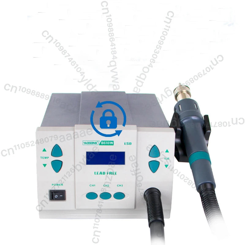 Hot Air Rework Station Soldering YAOGONG 861Dw Touch Screen LCD 1000W 220V for Phone CPU PCB