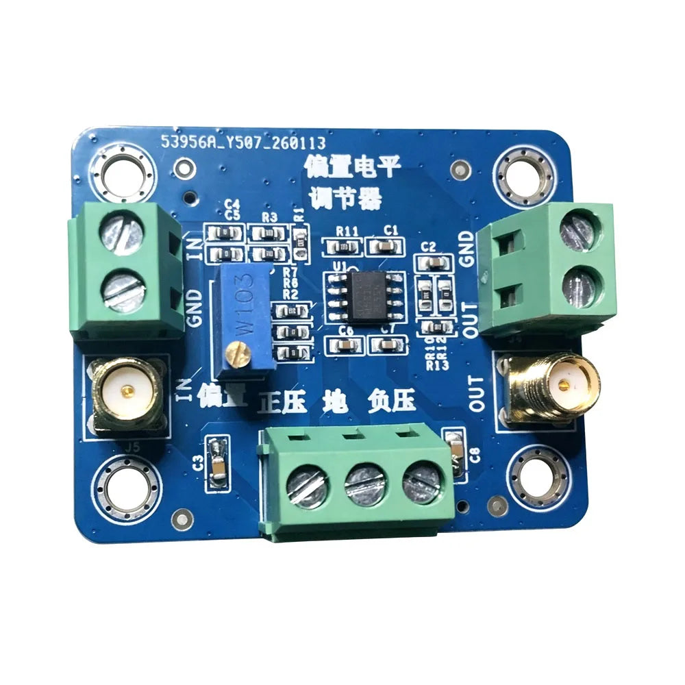 DC Voltage Bias Adjustment Module, Adjustable Offset Level Shifter, Positive/Negative Bipolar Bias Controller