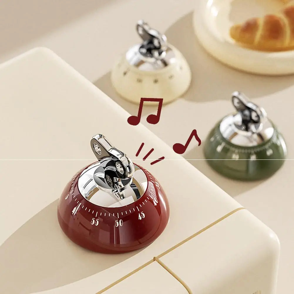 Magnetic Kitchen Timer Manual Countdown Alarm Clock Digital Timer Mechanical Cooking Timer Study Stopwatch Cooking Shower