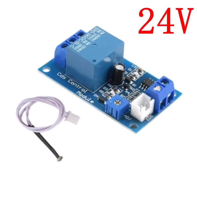 XH-M131 DC 5V/12V/24V Light Control Switch Photoresistor Relay Module Detection Sensor Brightness Automatic Control Module
