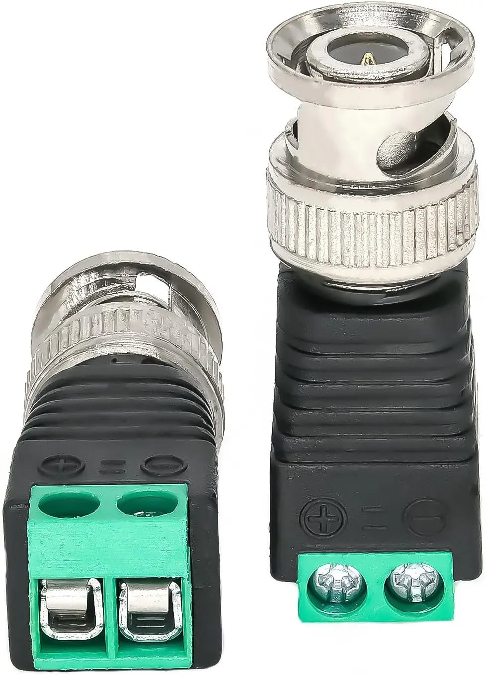 10PCS BNC Female Green Terminal Connector Q9 Solderless Screw CCTV Video Positive Negative Terminal Plug