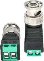 10PCS BNC Female Green Terminal Connector Q9 Solderless Screw CCTV Video Positive Negative Terminal Plug