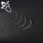ZS 1 Piece G23 Titanium Curved Taper Insertion Pin Tool Internal Thread Piercing Kit For Tragus Helix Lip Nose Piercing Jewelry