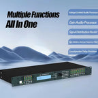 PaulKitson Professional Digital Signal Processor 4In 8Out 4.8SP DSP Speaker Management Professional Audio Stage Equipment System