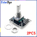 2PCS KY-040 Rotary Encoder Module 360 Degree Potentiometer Digital Pulse Output for MCU AVR PIC High Precision