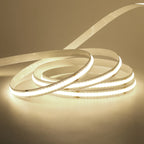 3AA Battery Box COB LED Strip 5V 8MM 320LEDs/m Warm Natural White Flexible Battery Tape COB Strip for Bedroom TV Backlight