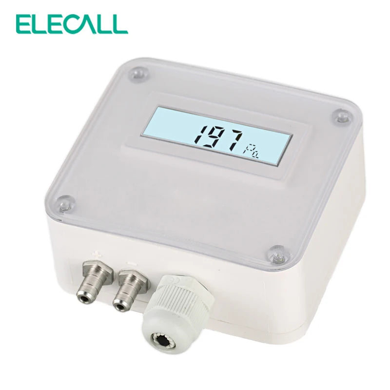 ELM110/112/116 Micro Differential Pressure Transmitter Air Pressure Transmitter Pressure Sensor 100-1000Pa