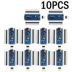 1-10PCS Nano V3.0 ATmega328P/PB CH340 USB Module, Mini Arduino Compatible Board with Bootloader for DIY Electronics Projects