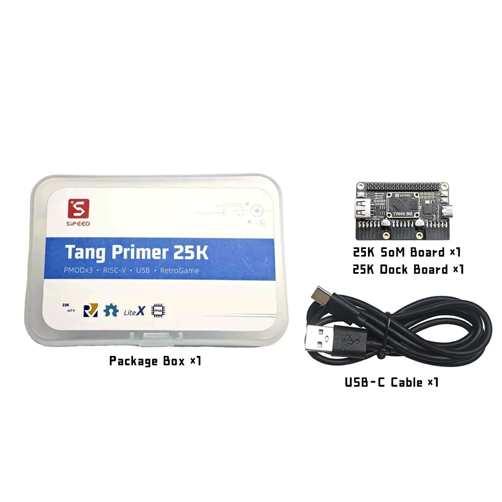 Sipeed Tang Primer 25K SoM/Dock Board GOWIN GW5A RISCV FPGA Development Board PMOD SDRAM