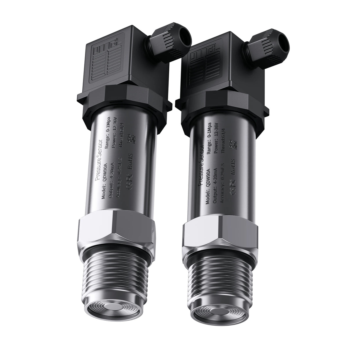 G1-2 Flat Film Pressure Transmitter Flush Membrane Pressure Sensor 4-20mA 0-10V Diffusion Dilicon Pressure Transmitter For Food