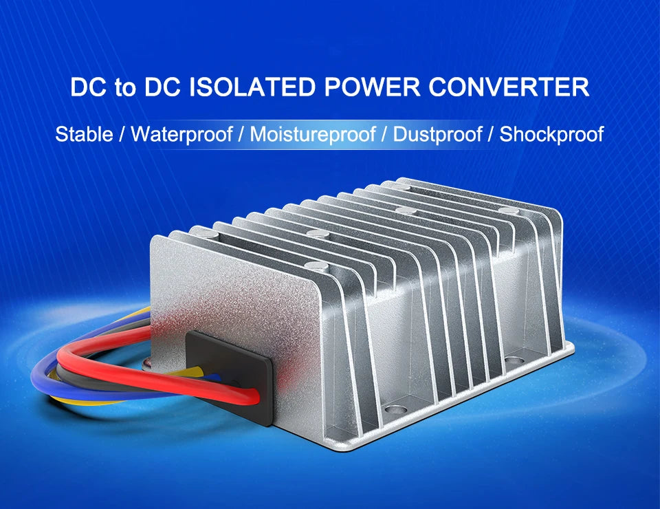 DC-DC Isolated Voltage Regulator Power Supply 120V72V60V48V36V24V12V to 12V Converter Step-Down Module 9-150V