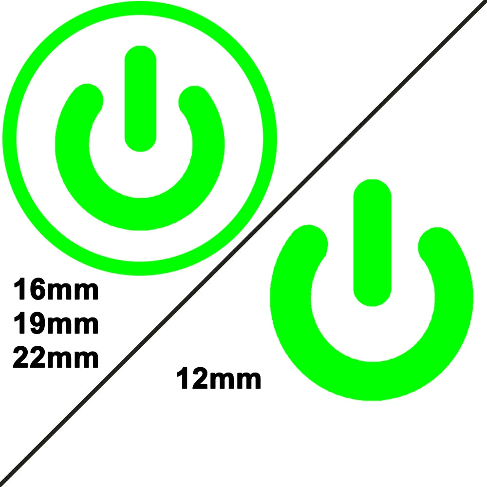 12/16/19/22mm Waterproof Metal Push Button Switch LED Light Momentary Car Engine Power Switches 5V 12V toggle 220V Volt