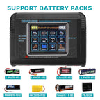 HTRC T240 High Power Battery Charger AC150W DC 240W 10A Dual Channel Touch Screen Lipo Balance Chargers Discharger for RC Models