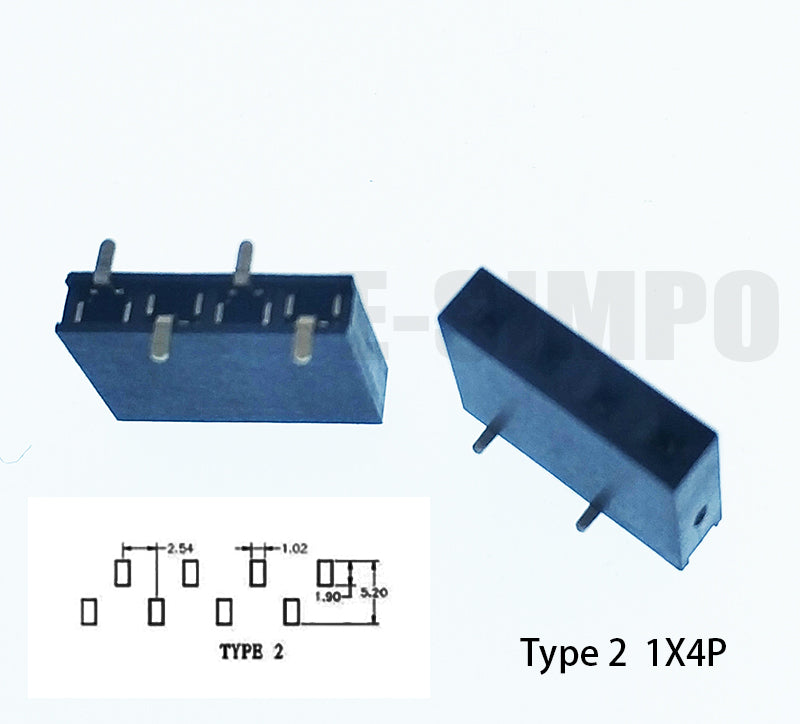 20PCS 2.54mm SMD Socket Stackable 1x2-10P 12P 14P 15P 16P 20P 24P 25P 30P 40P PH8.5 Single Row SMT Female Pin Header  Connector
