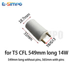 6pcs 3pairs Fluorescent CFL (NOT LED) 14W 28W T8 To T5  G13 To G5 Tube Light Endcap Lamp Base Holder Socket Converter Adapter