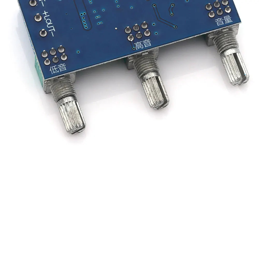 Liludin DC 12V 24V 80W X 2 Dual Channel Digital Audio TPA3116D2 Treble Bass Regulating Preset Pre Amplifier Board Module XH-M567