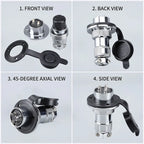 GX20 Flange Butting Type Aviation Plug &Socket 2/3/4/5/6/7/8/9/10/12 Pin Male&Femal Connectors Coppe
