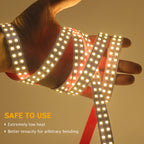 12V 24V LED Strip SMD 2835 Flexible LED Tape 5M 120 240 480Leds/m Waterproof Ribbon Diode Room Decor Warm Natural Cool White